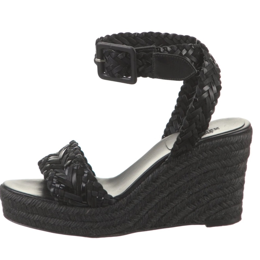 Hermes Wedge Platform Espadrille Sandals